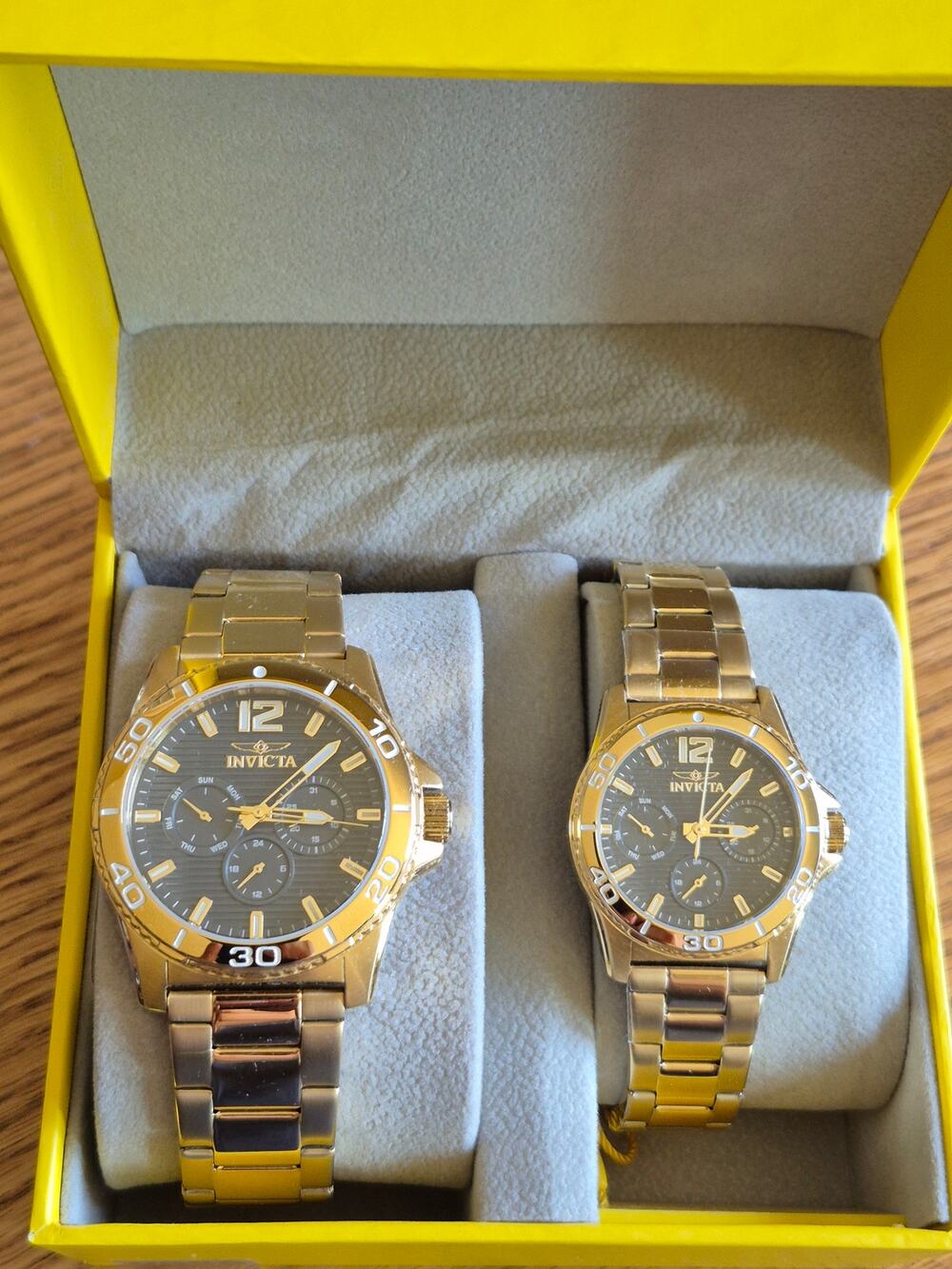 Invicta His & Hers  Celestial watches. 1 Men's Watch and, 1 Women's Watch.